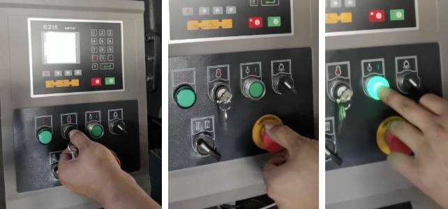 hydraulic shearing machine NC control panel Mesin Hidraulik Shearing NC Control Panel