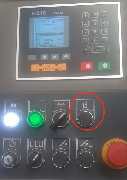 Mesin Pemotongan Sistem NC E21S