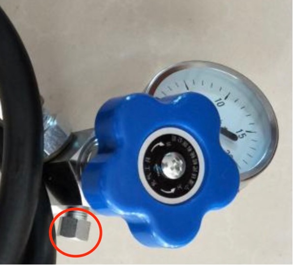 Suis Pelepasan Tekanan Tekanan Tekanan Nitrogen