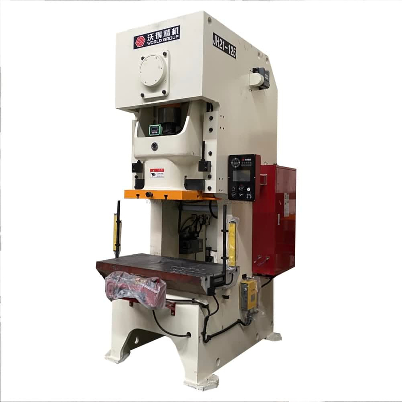 JH21-125 C Frame Power Press untuk Stamping Bahagian Logam